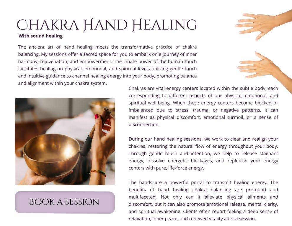Chakra Balancing, Hand Healing